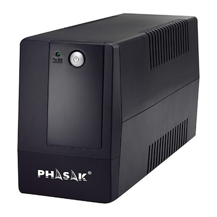 No-break Phasak 800VA interativo basic avr 2schuko ph 9408 0.8kva