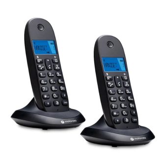 MOTOROLA C1002 CB+ Telefone DECT Preto Duo (107C1002CB+)
