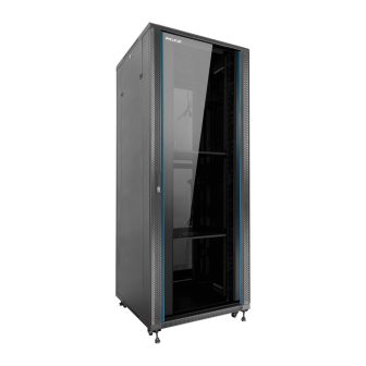 Phasak pro 32U 19-inch floor rack cabinet black 600X600 assembled pho…