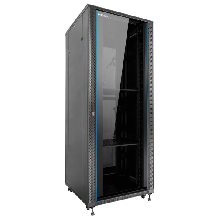 Armario rack de suelo 19 pulgadas Phasak pro 32U negro 600X600…