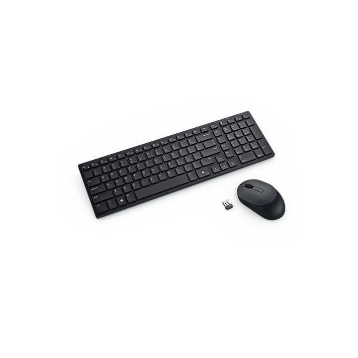 DELL Pro Silent and Compact Keyboard and Mouse - KM555 - Spanish…