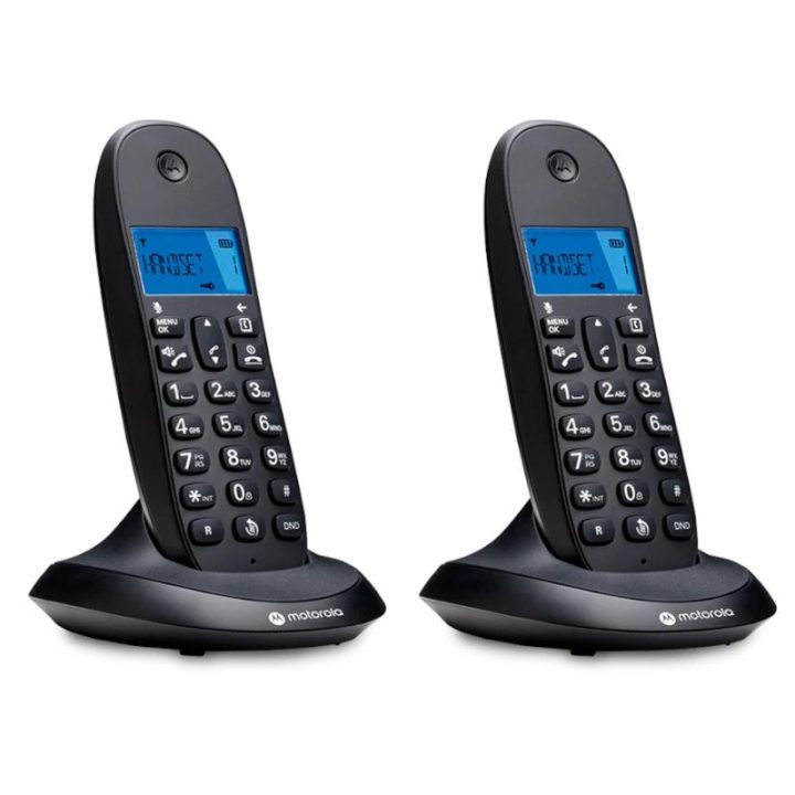 MOTOROLA C1002 CB+ Telefone DECT Preto Duo (107C1002CB+)