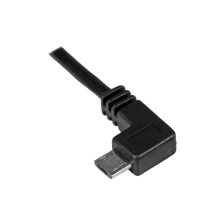 StarTech.com Cable de 1m Micro USB con conector acodado a la…
