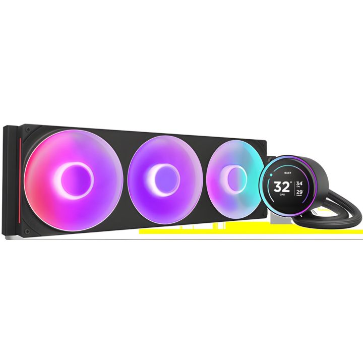 NZXT kraken elite 420 RGB v2 (negro) (RL-KR42E-B2)