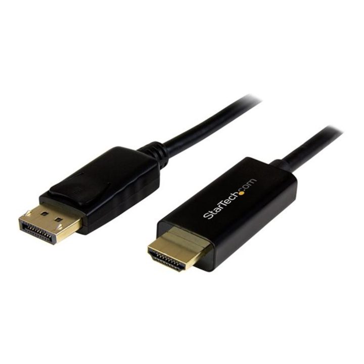 StarTech.com 2m DisplayPort to HDMI Cable - 4K 30Hz - Passive…
