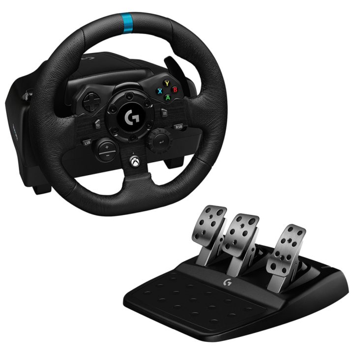 Volante e pedais Logitech G923 para Xbox e PC (941-000158)