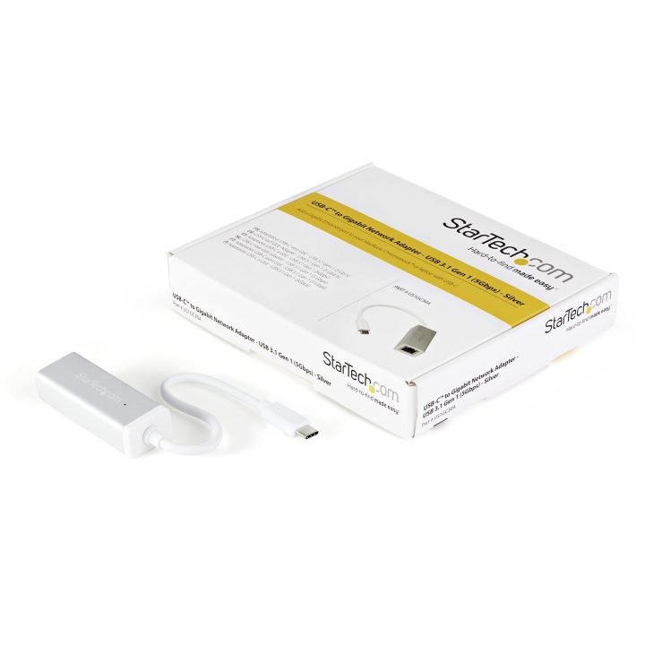 StarTech.com USB-C Gigabit Ethernet Network Adapter - Aluminum -…