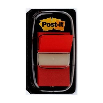 Dispenser blister 50 red index markers 25.4x43.2mm 680-1 Post-it…