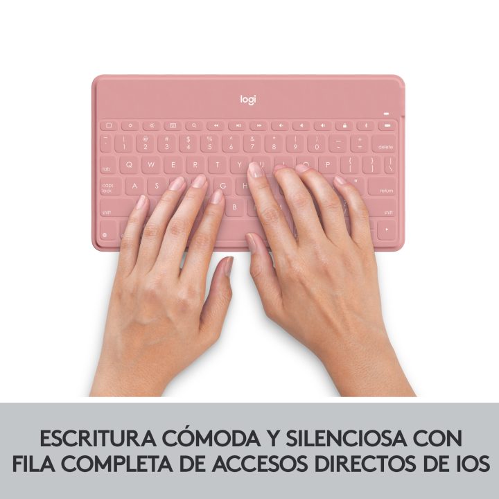 Logitech Keys-To-Go QWERTY Spanish Bluetooth White