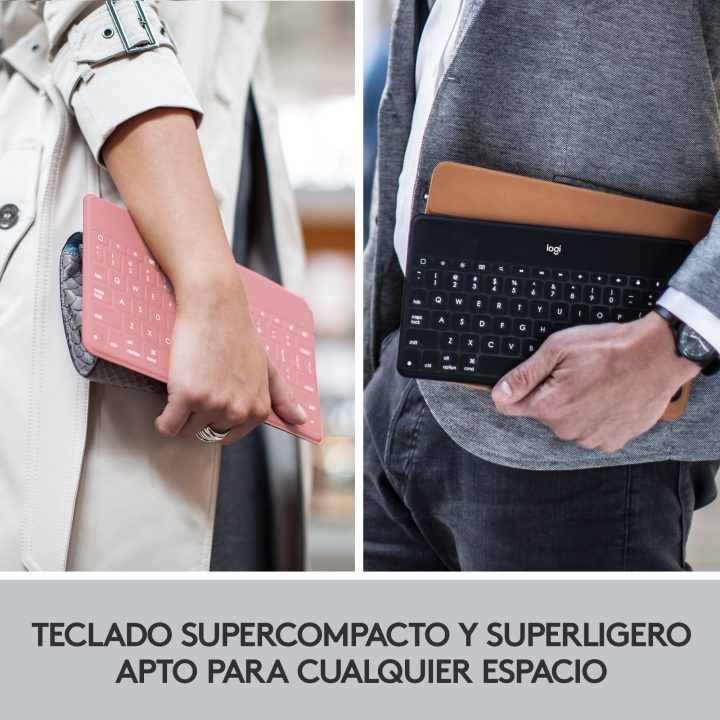 Logitech Keys-To-Go QWERTY Espanhol Bluetooth Branco