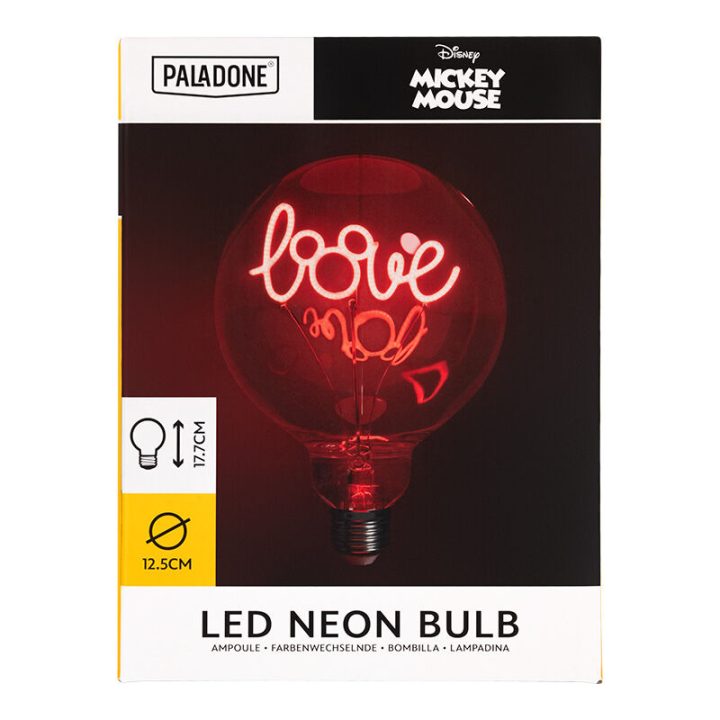 Paladone Mickey Mouse Neon LED Bulb