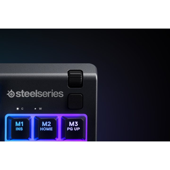 Teclado Steelseries APEX 3 TKL USB QWERTY Inglês dos EUA Preto (64831)