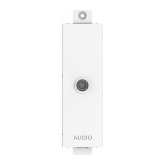 Componente de placa frontal AV modular Vision - módulo de minijack de…