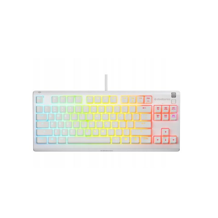 SteelSeries Apex 3 TKL (US) White Keyboard (64819)