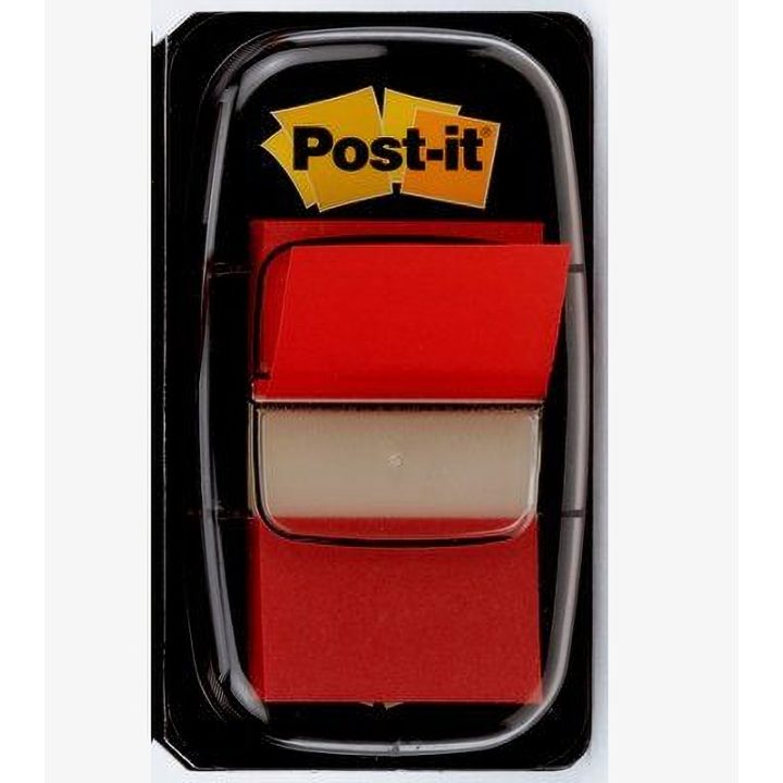 Dispenser blister 50 red index markers 25.4x43.2mm 680-1 Post-it…