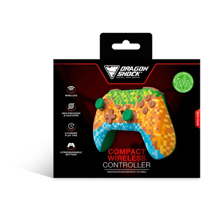 Dragon Shock PopTop Compact Multicolor Bluetooth Gamepad Nintendo…