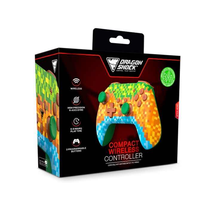 Dragon Shock PopTop Compact Multicolor Bluetooth Gamepad Nintendo…