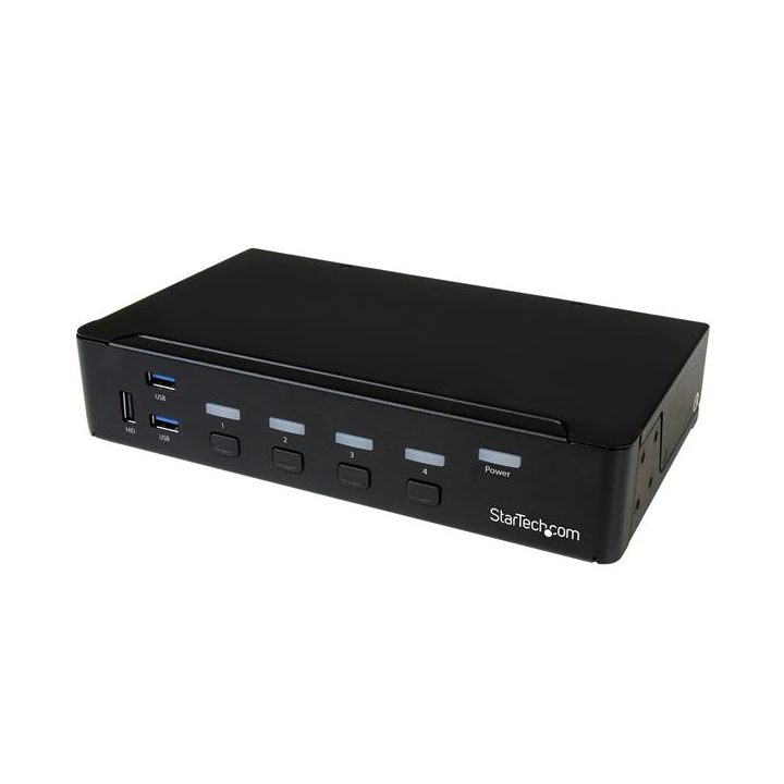 StarTech.com 4-Port DisplayPort 4K KVM Switch with USB 3.0