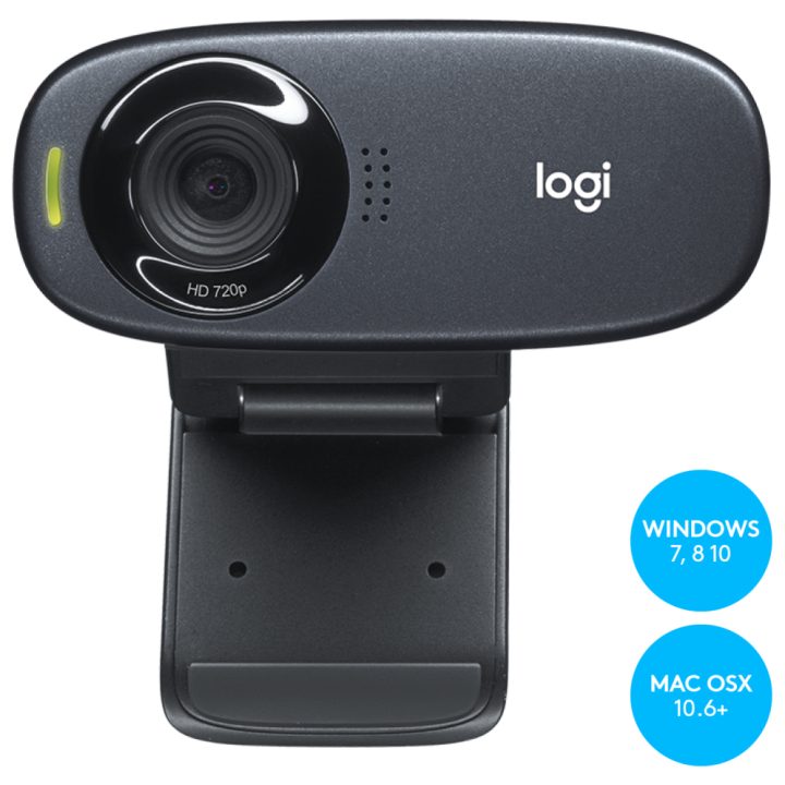Logitech C310 HD cámara web 5 MP 1280 x 720 Pixeles USB Negro