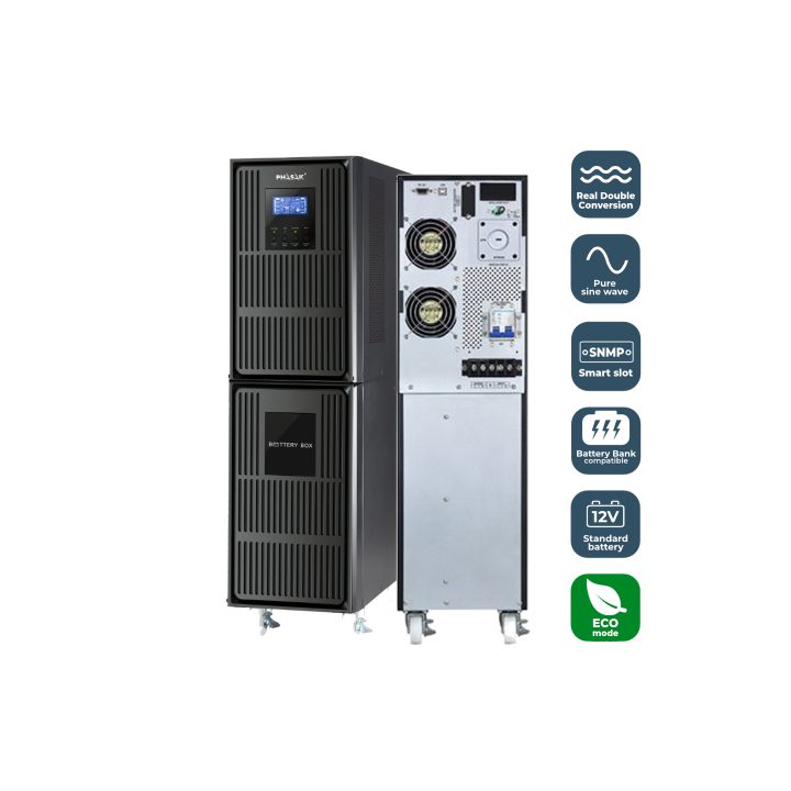 Phasak 6000VA Online Double Conversion UPS PH 9260 6KVA