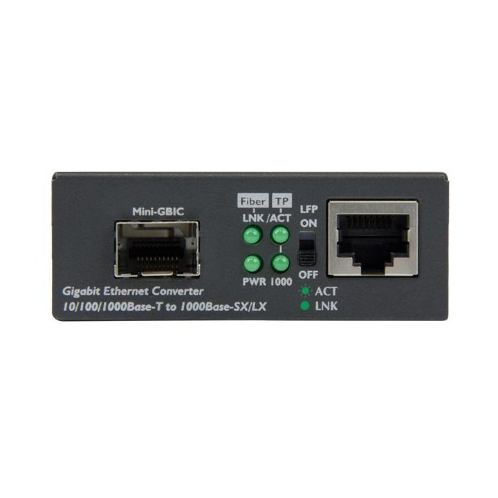 StarTech.com Multimode/Single-Mode Fiber Media Converter for…