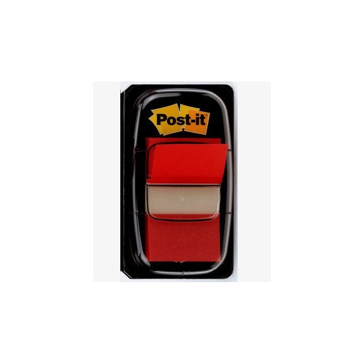Dispenser blister 50 red index markers 25.4x43.2mm 680-1 Post-it…