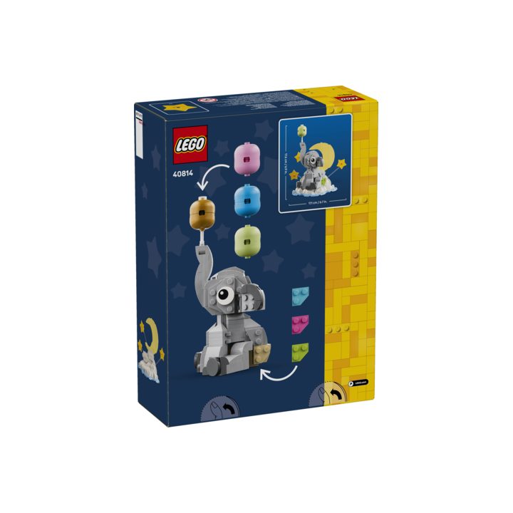 Lego bebé elefante no céu (40814)