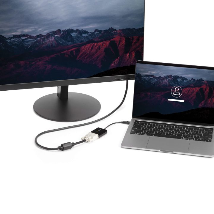 StarTech.com USB-C to DVI Adapter - Black - 1920x1200 - USB Type-C…