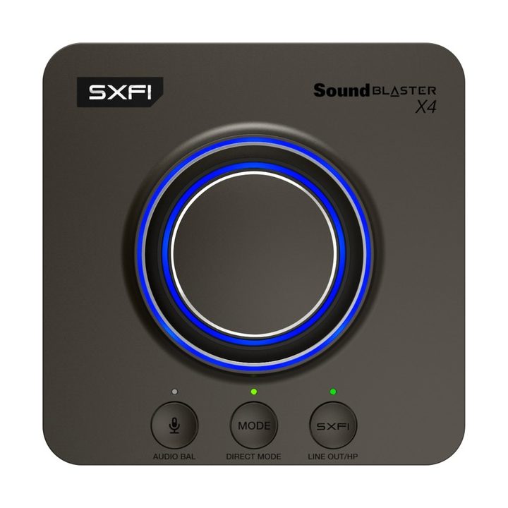 Creative Labs Creative Sound Blaster X4 DAC Super X-Fi 7.1 USB…