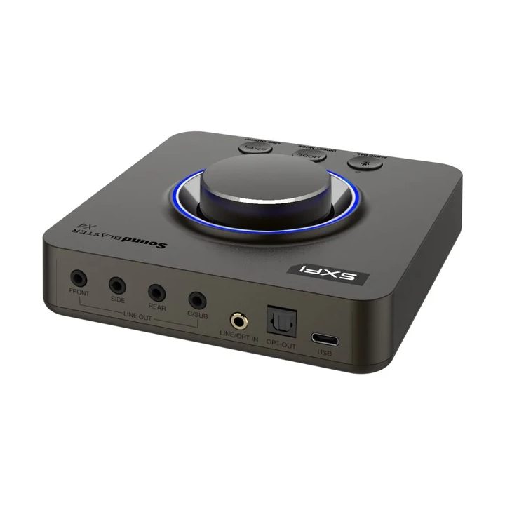 Creative Labs Creative Sound Blaster X4 DAC Super X-Fi 7.1 USB…