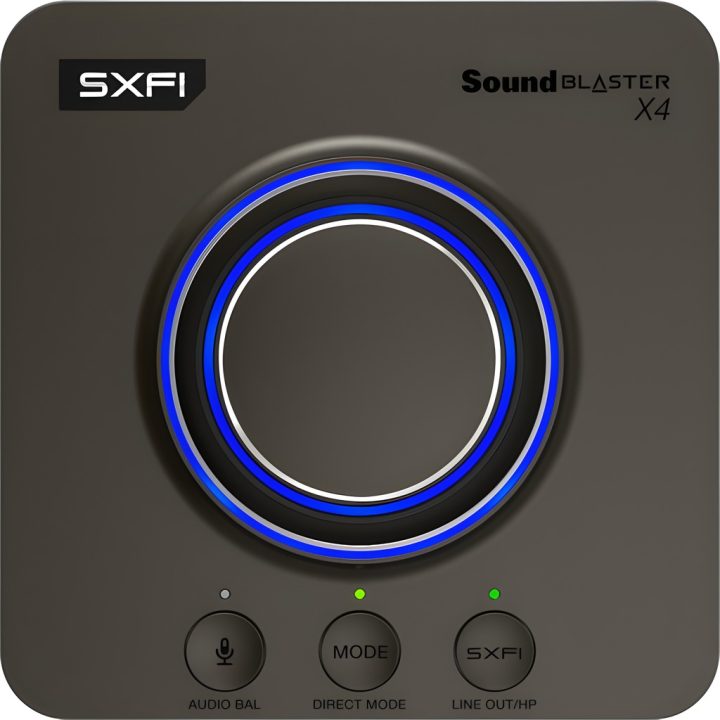 Creative Labs Creative Sound Blaster X4 DAC Super X-Fi 7.1 USB…