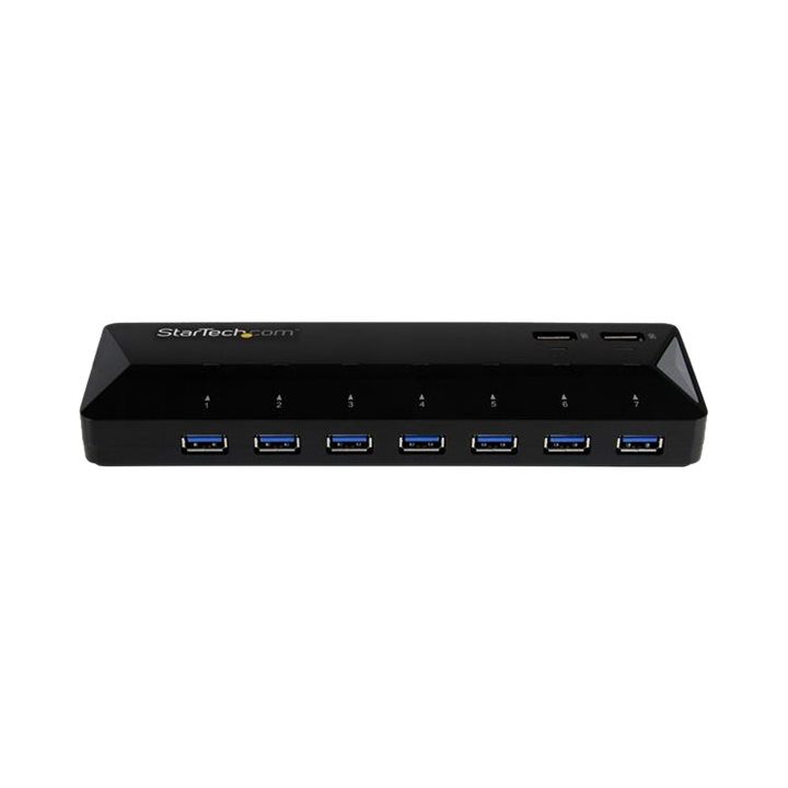 StarTech.com Hub USB 3.0 de 7 Portas - 5Gbps - Carregador com Portas…