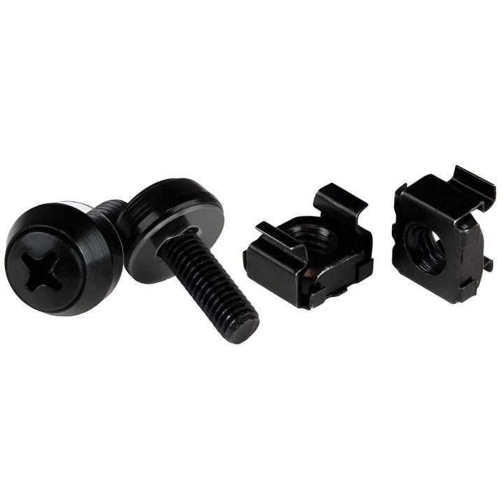 StarTech.com Pacote de 50 Parafusos M5 12mm, Porcas de Gaiola…