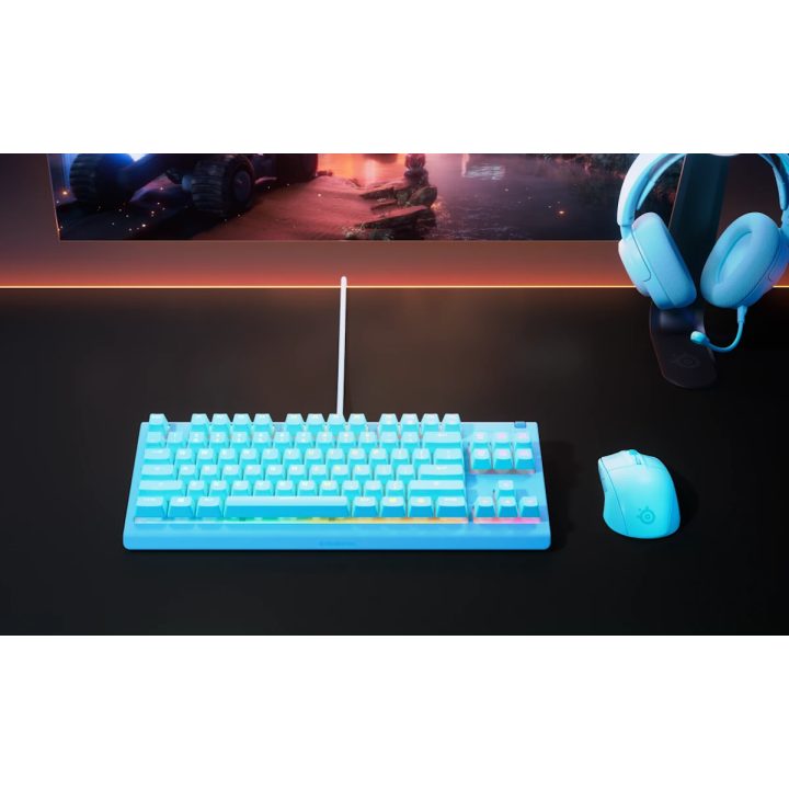 SteelSeries Apex 3 TKL - US Gaming Keyboard USB QWERTY US English…
