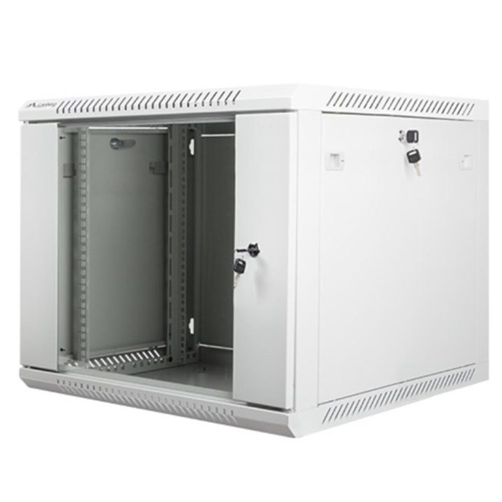 Lanberg WF01-6609-10S 9U Wall-Mount Rack Cabinet Gray
