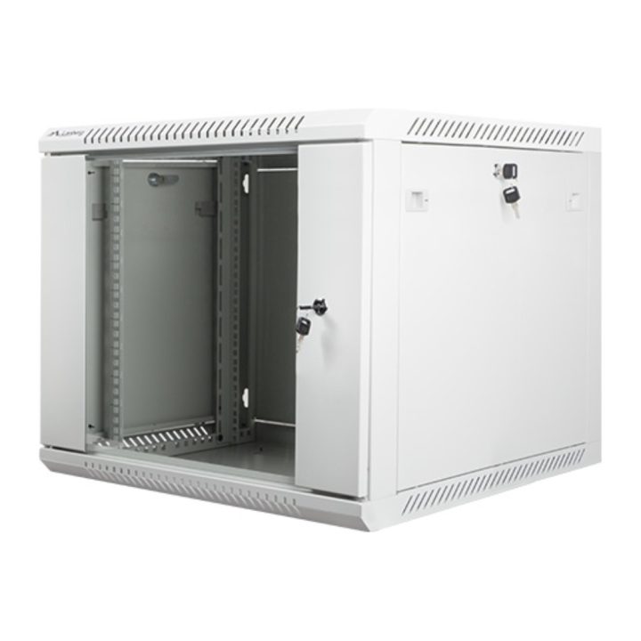 Lanberg WF01-6609-10S 9U Wall-Mount Rack Cabinet Gray