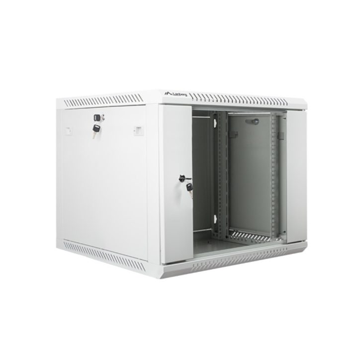 Lanberg WF01-6609-10S armário rack 9U Bastidor de parede Cinzento