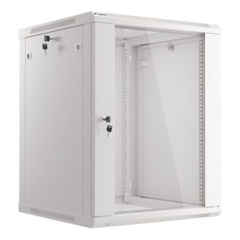 Lanberg WF01-6615-10S armário rack 15U Bastidor de parede Cinzento