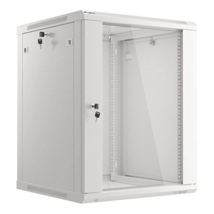 Lanberg WF01-6615-10S armario rack 15U Bastidor de pared Gris