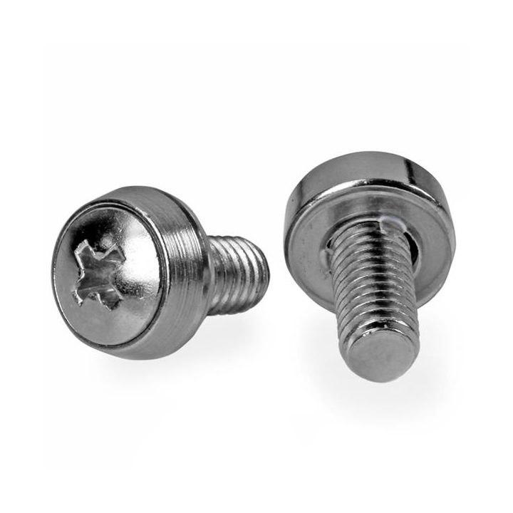 StarTech.com Paquete de 100 Tornillos M6 de 12 mm - Montaje en Racks…