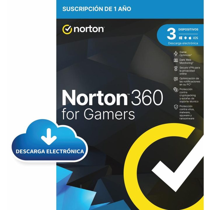 Norton 360 for Gamers Base Antivirus Security Spanish 1 license(s) 1…