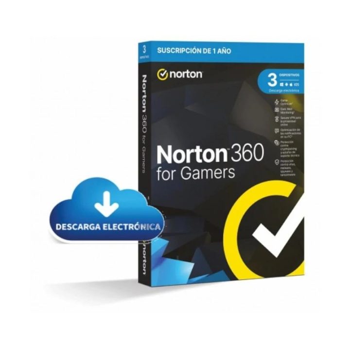 Norton 360 for Gamers Base Antivirus Security Spanish 1 license(s) 1…