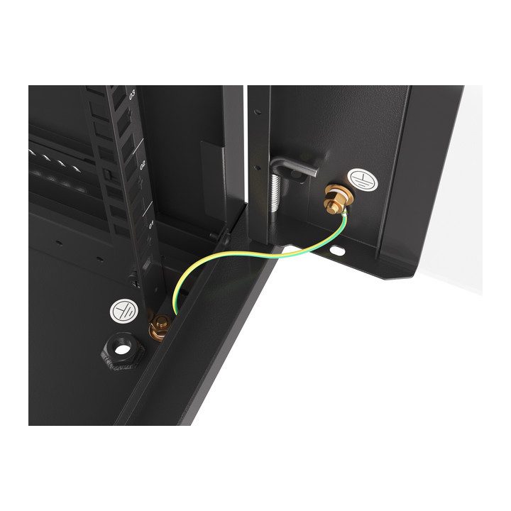 Lanberg WF01-6427-10B 27U Wall-Mount Rack Cabinet Black