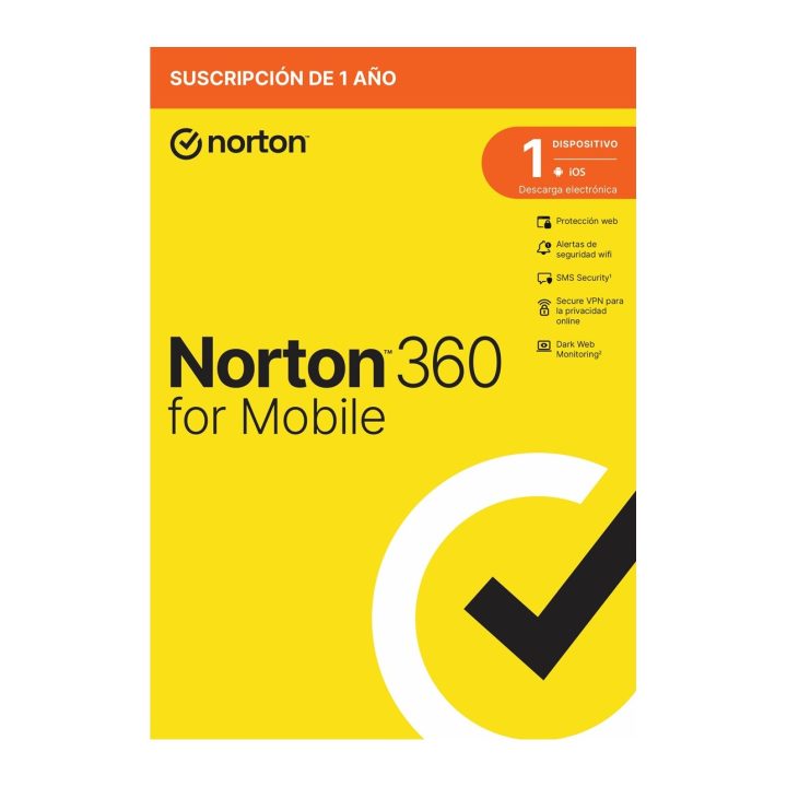 Norton 360 Mobile Antivirus Security Base Portuguese 1 license(s) 1…