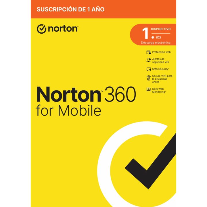 Norton 360 Mobile Seguridad de antivirus Base Portugués 1 licencia(s)…