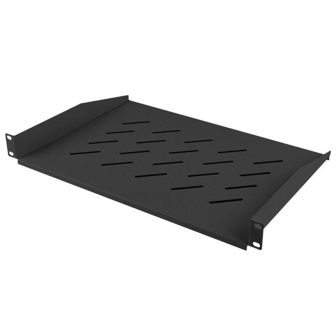 Lanberg AK-1008-B 19" 1U Rack Shelf, 483x315mm, up to 25kg