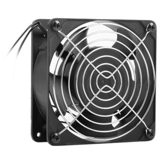 Lanberg 120 mm Rack Fan 19" 230V Metal Grille Black (AK-1501-B)