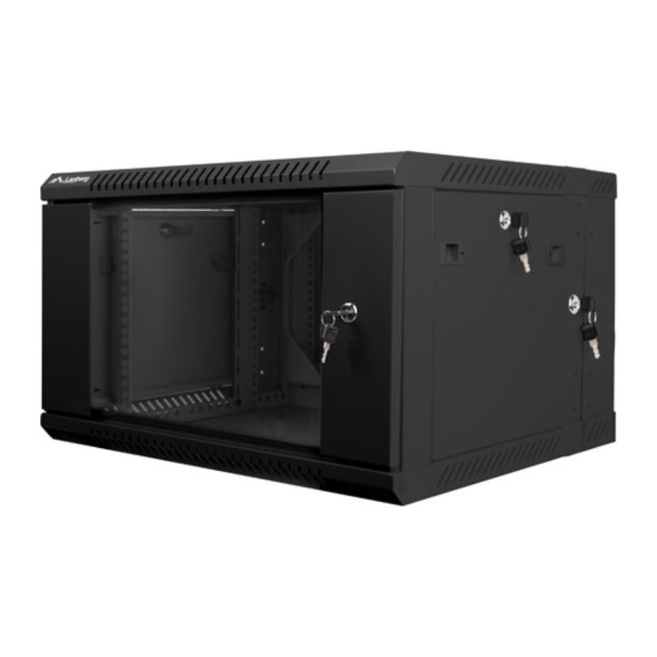 Lanberg WF02-6606-10B 6U Wall-Mount Rack Cabinet Black