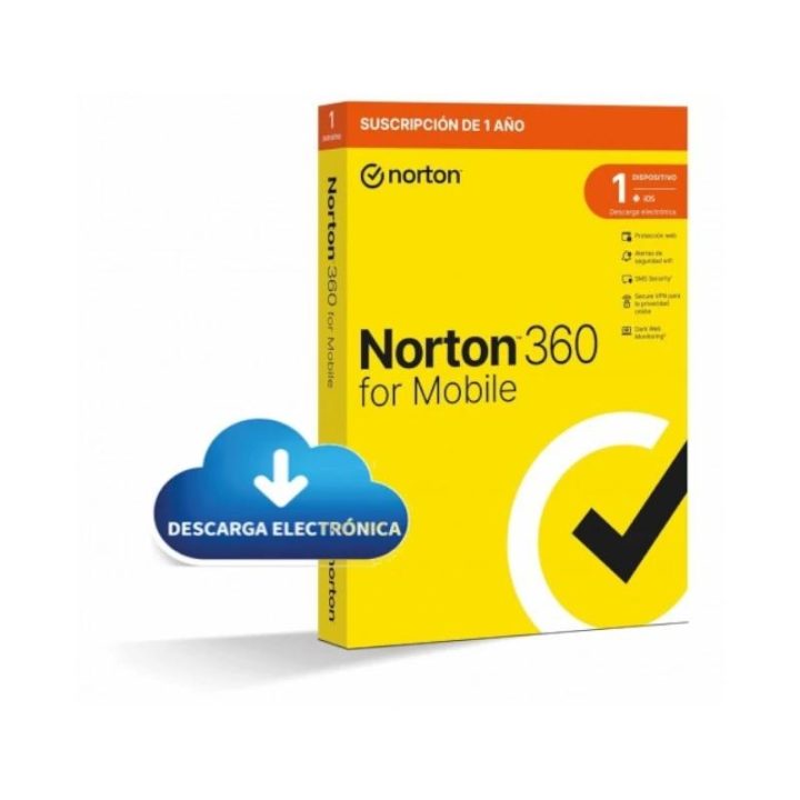 Norton 360 Mobile Antivirus Security Base Spanish 1 license(s) 1…