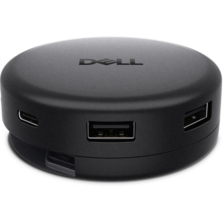 DELL DA326 Com Fios USB 3.2 Gen 1 (3.1 Gen 1) Type-C Preto